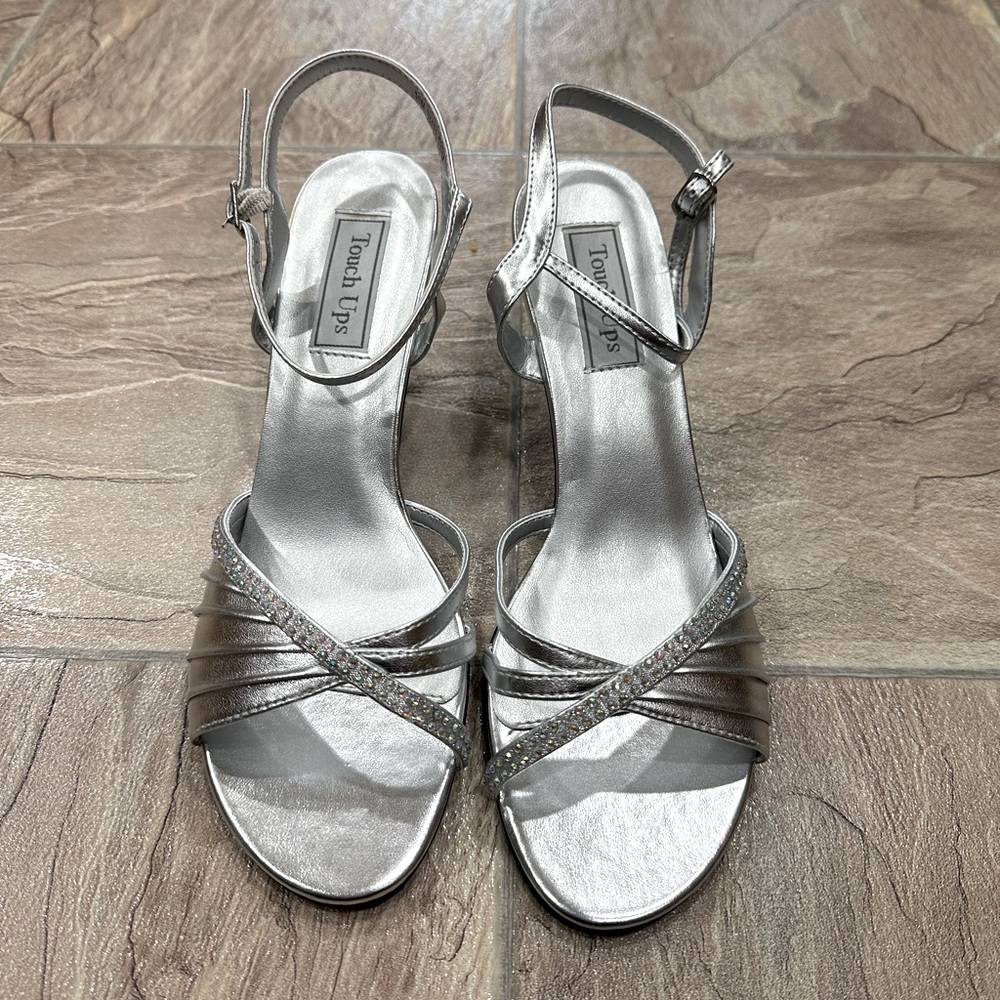 Short, Open-Toe heels